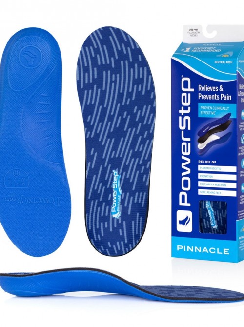 PowerStep Pinnacle Insoles | Plantar Fasciitis & Heel Pain Relief Orthotic